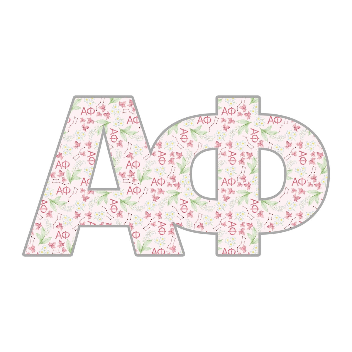Alpha Phi Door Hanger