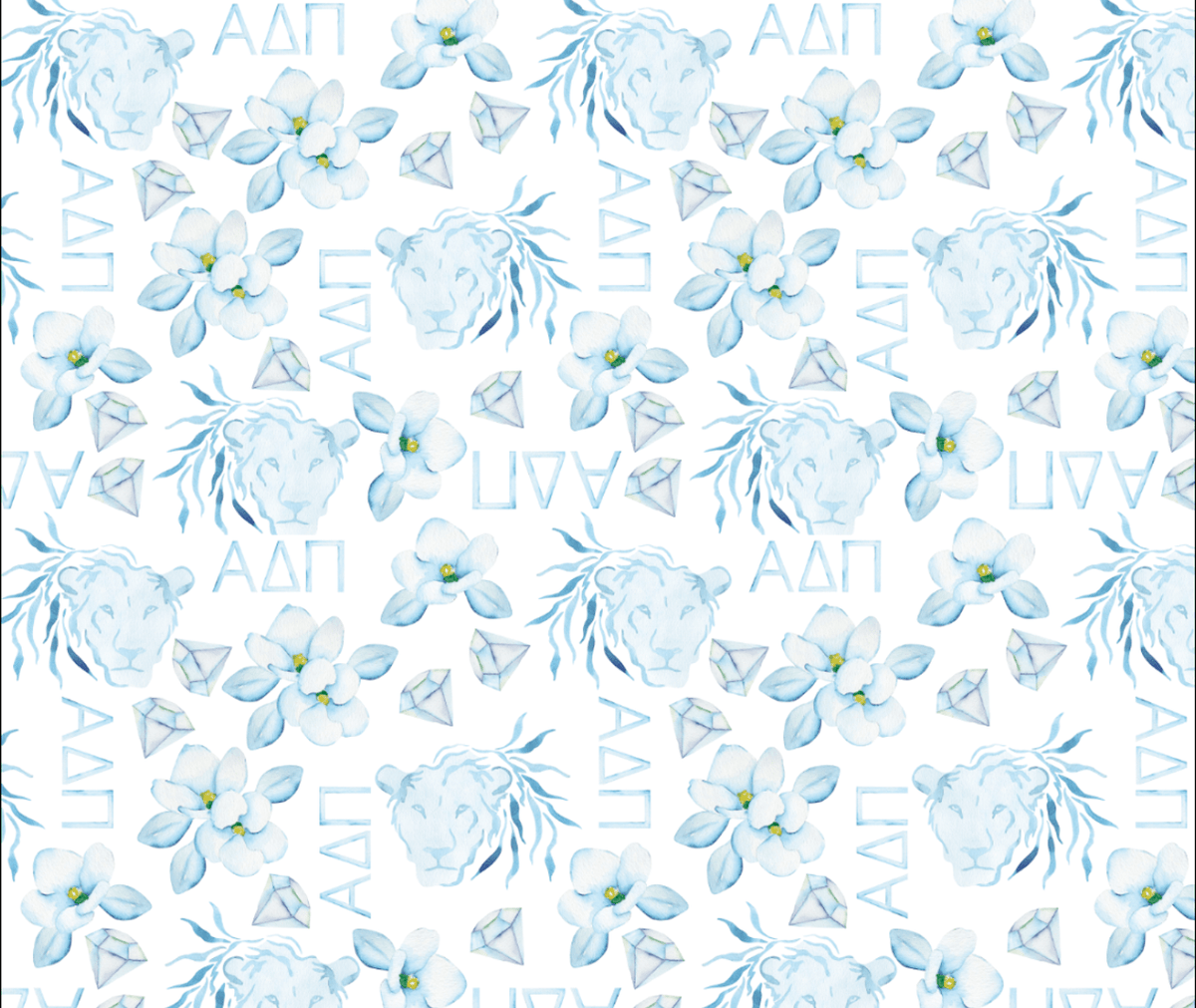 Alpha Delta Pi Acrylic Shelf Decor
