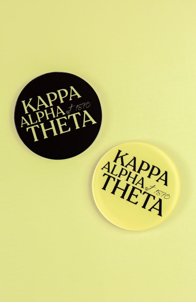 Kappa Alpha Theta Acrylic Coasters