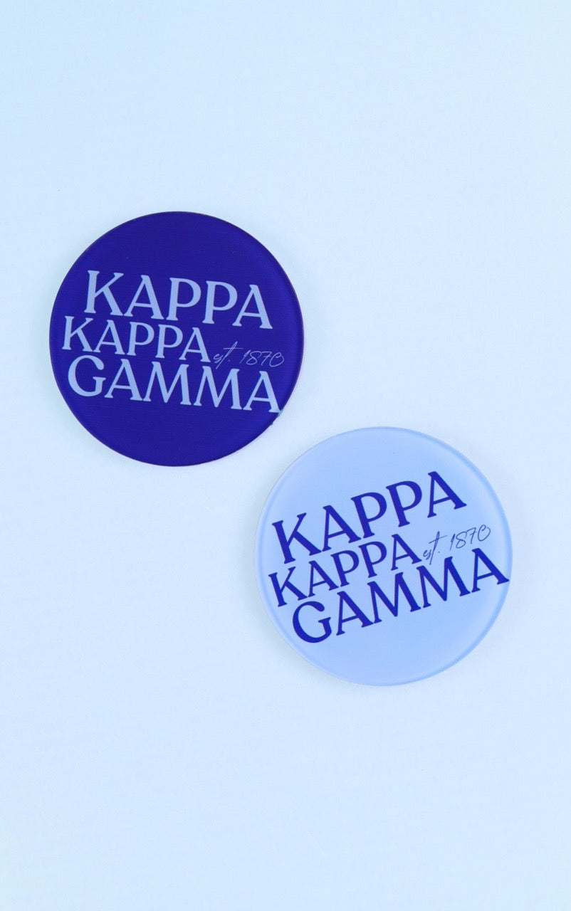 Kappa Kappa Gamma Acrylic Coasters