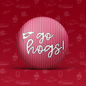 Go Hogs Pinstripe Button