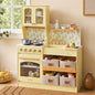 Tiny Land® Wooden Play Kitchen with Storage for Creative Toddlers