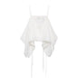 Solid Color Summer Design Hollow Out Cutout Embroidered Camisole