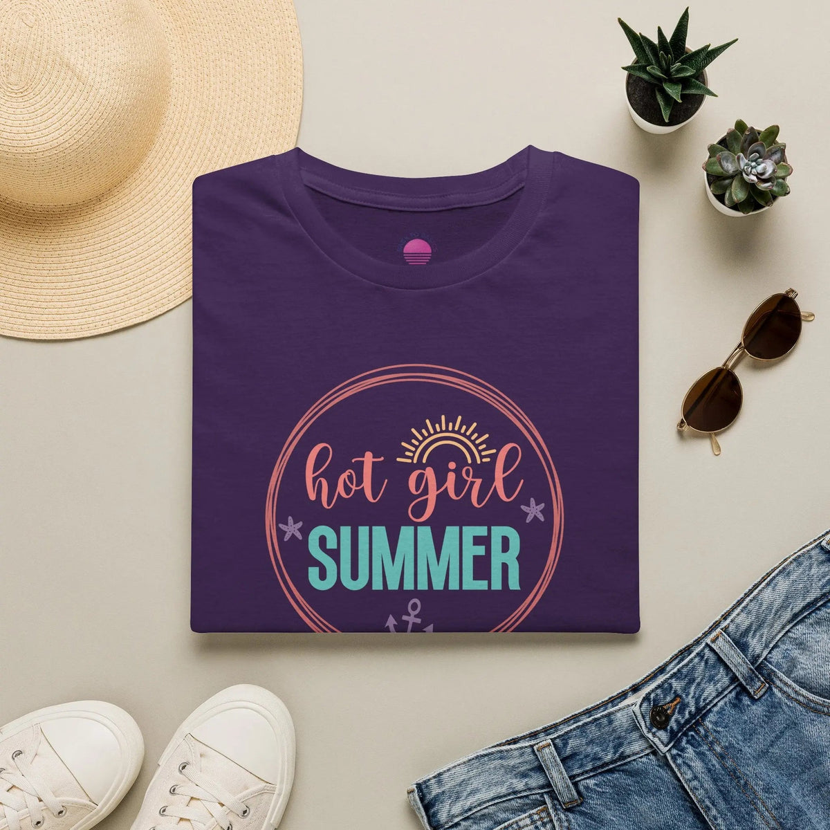Hot Girl Summer Beachy Sun T-Shirt