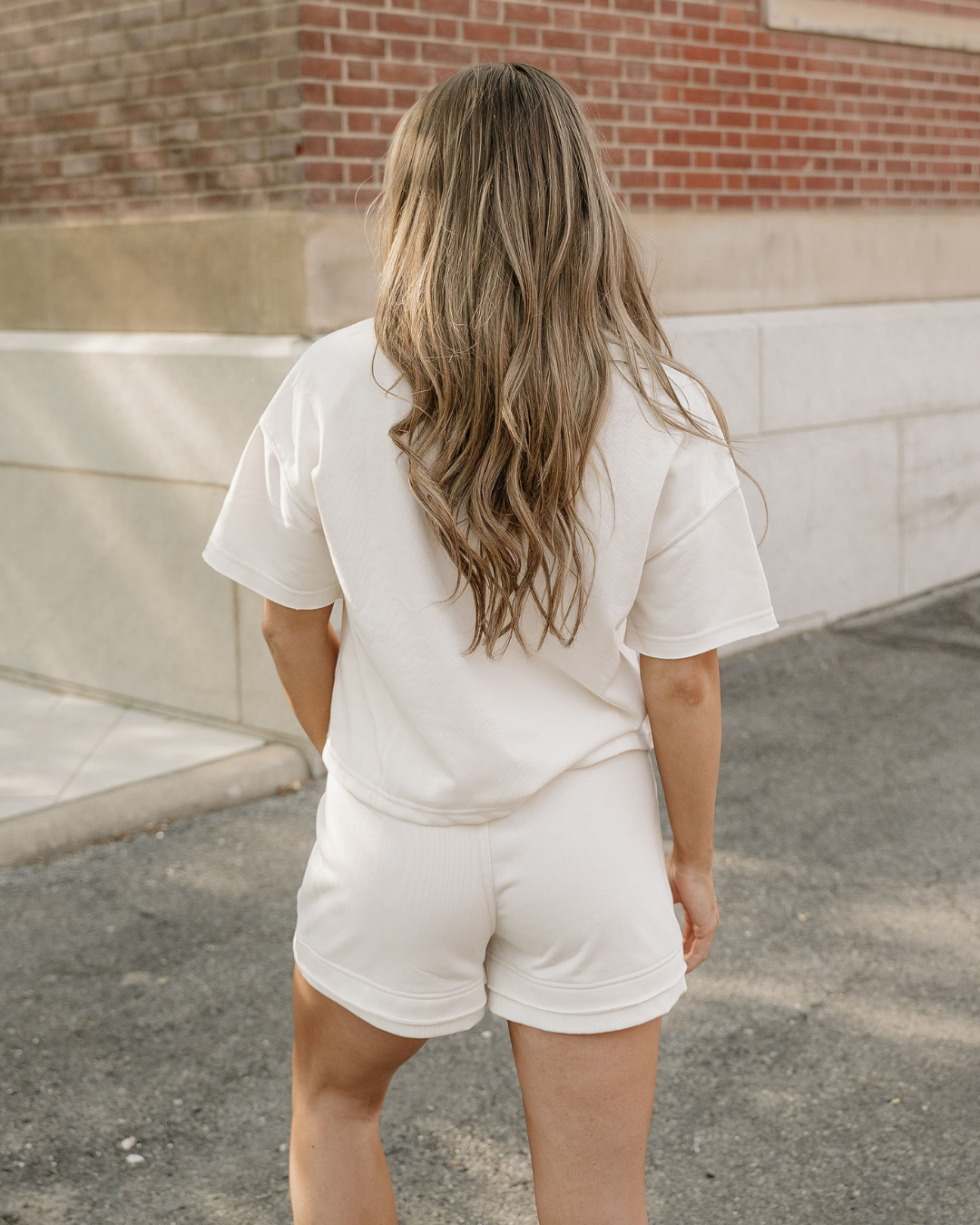 Brooke Raw Edge 2pcs Short Set