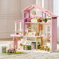 Tiny Land® Sweetwood Edge Dollhouse - Green & Pink