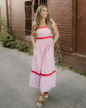 Camila High Waist Ruffle Hem Maxi Dress