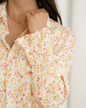 Evie Smocked Cuff Long Sleeve Loose Shirt Dress