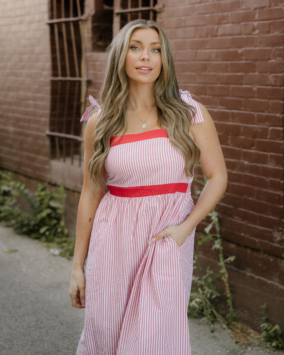 Camila High Waist Ruffle Hem Maxi Dress