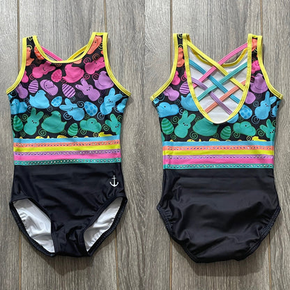 Electric Neon Peeps Leotard