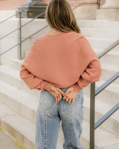 Lena Dolman Sleeve Sweater Cardigan