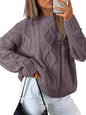 Trendy Queen Women's Oversized Cable Knit Sweaters 2026 Fall Outfits