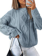 Trendy Queen Women's Oversized Cable Knit Sweaters 2026 Fall Outfits