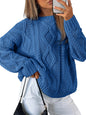 Trendy Queen Women's Oversized Cable Knit Sweaters 2026 Fall Outfits