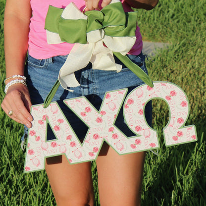 Alpha Chi Omega Door Hanger