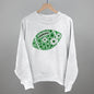 Floral Football Green