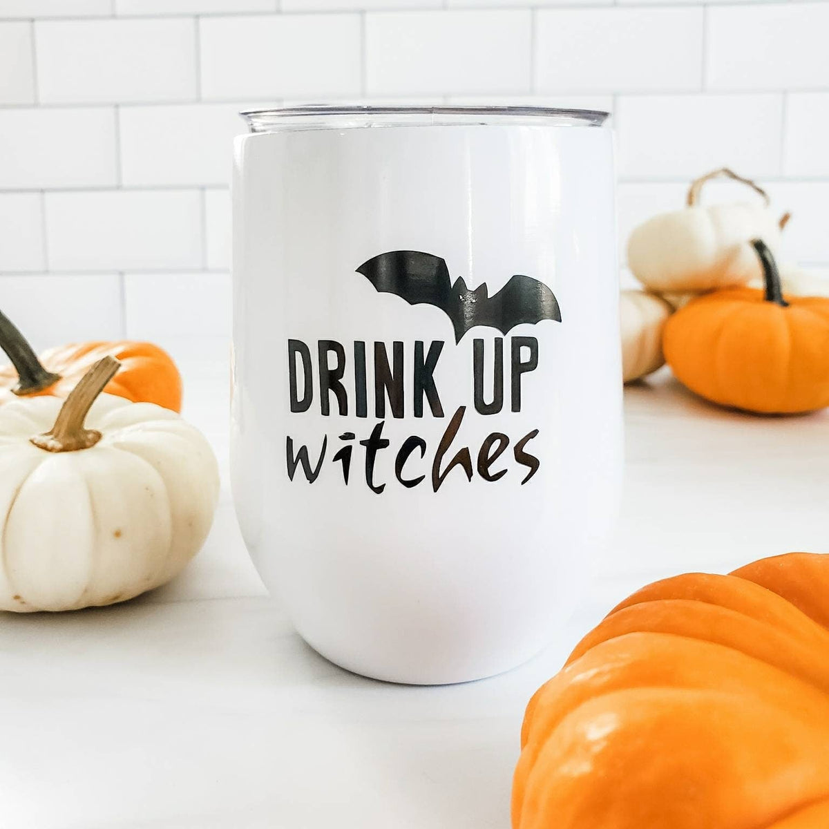 Bad Witch Pastel Halloween Wine Tumbler