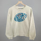 Floral Football Blue