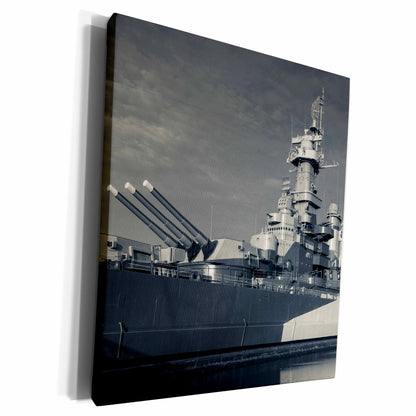 3dRose North Carolina, Wilmington, Battleship USS North... - Museum Grade Canvas Wrap (cw_231434)