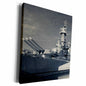 3dRose North Carolina, Wilmington, Battleship USS North... - Museum Grade Canvas Wrap (cw_231434)