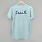 Beach (Blue Script)