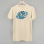 Floral Football Blue