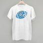 Floral Football Blue