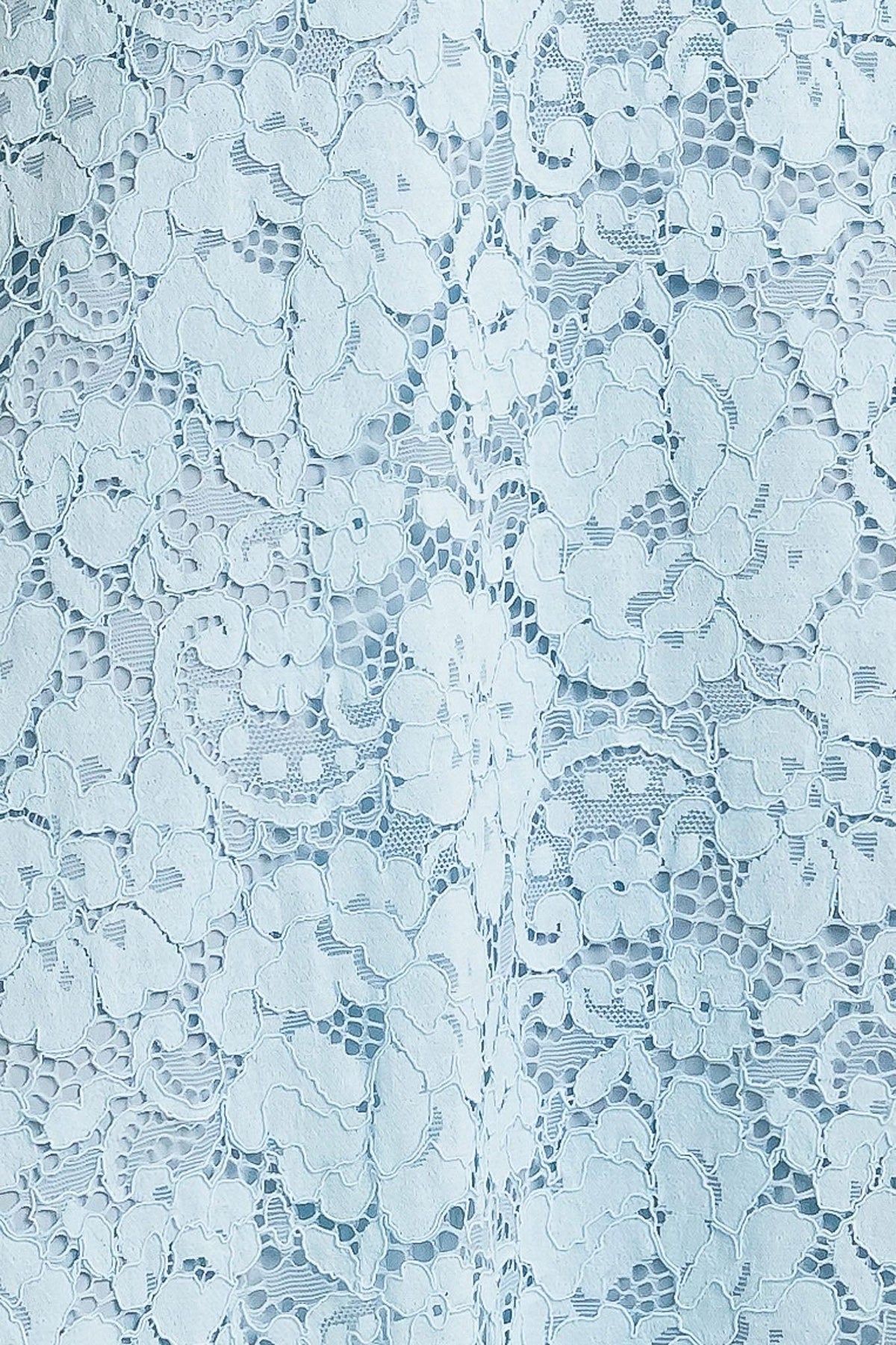 PURELY ROMANTIC WOVEN LACE MIDI SKIRT