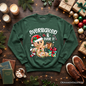 Overbaked & Over It Gingerbread Sweatshirt, Tired Christmas Funny Holiday Sweater