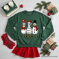 Vintage Christmas Silly Goose Sweatshirt, Snowman Spoof Winter Sweater