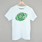 Floral Football Green