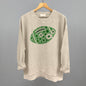 Floral Football Green