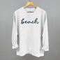 Beach (Blue Script)