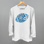 Floral Football Blue