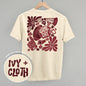 Floral Game Day Maroon (Back Print)