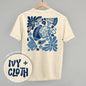 Floral Game Day Blue (Back Print)