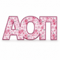 Alpha Omicron Pi Acrylic Shelf Decor