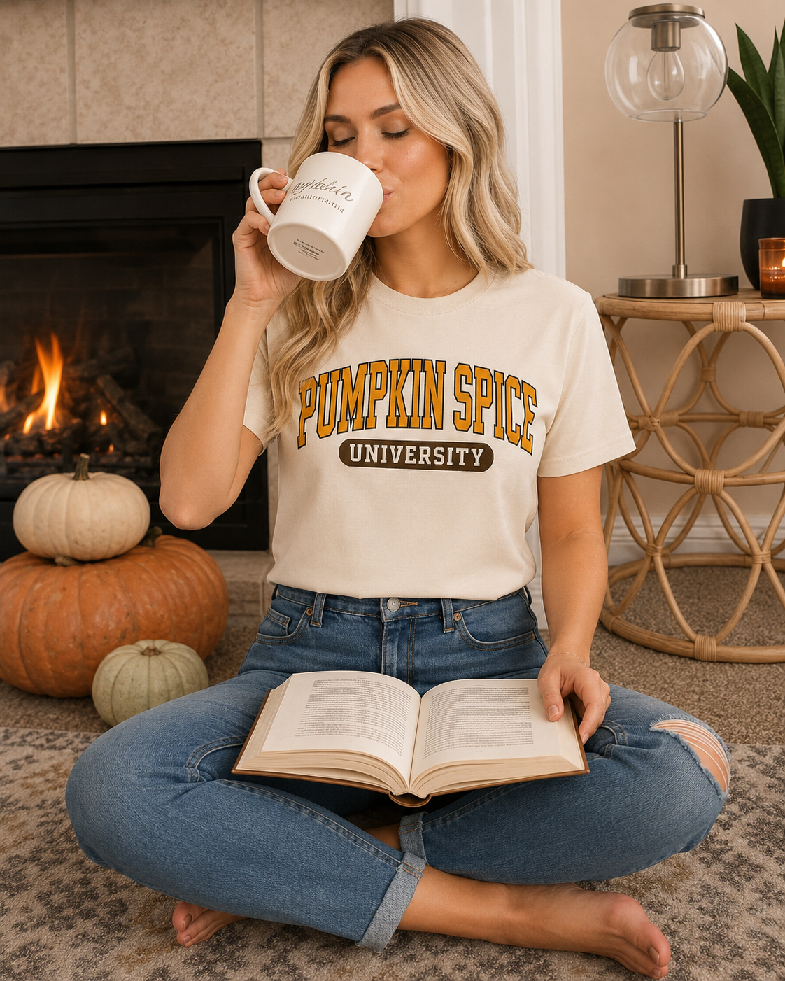 Pumpkin Spice University Graphic Tee