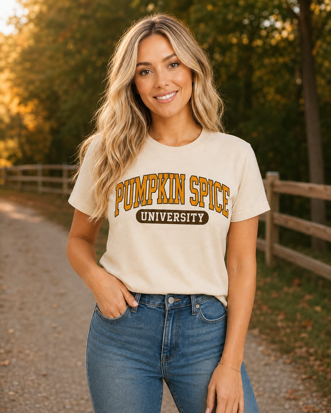 Pumpkin Spice University Graphic Tee