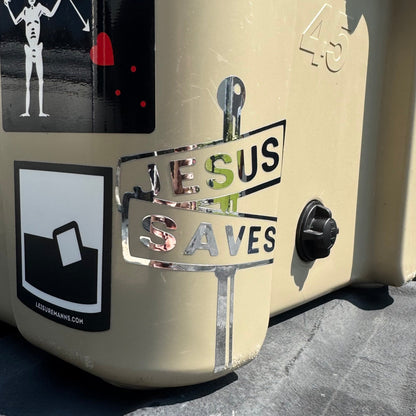 Jesus Saves Vinyl Decal