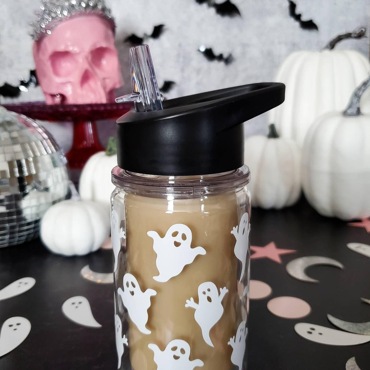 Mommy and Me Matching Halloween Ghost Cups