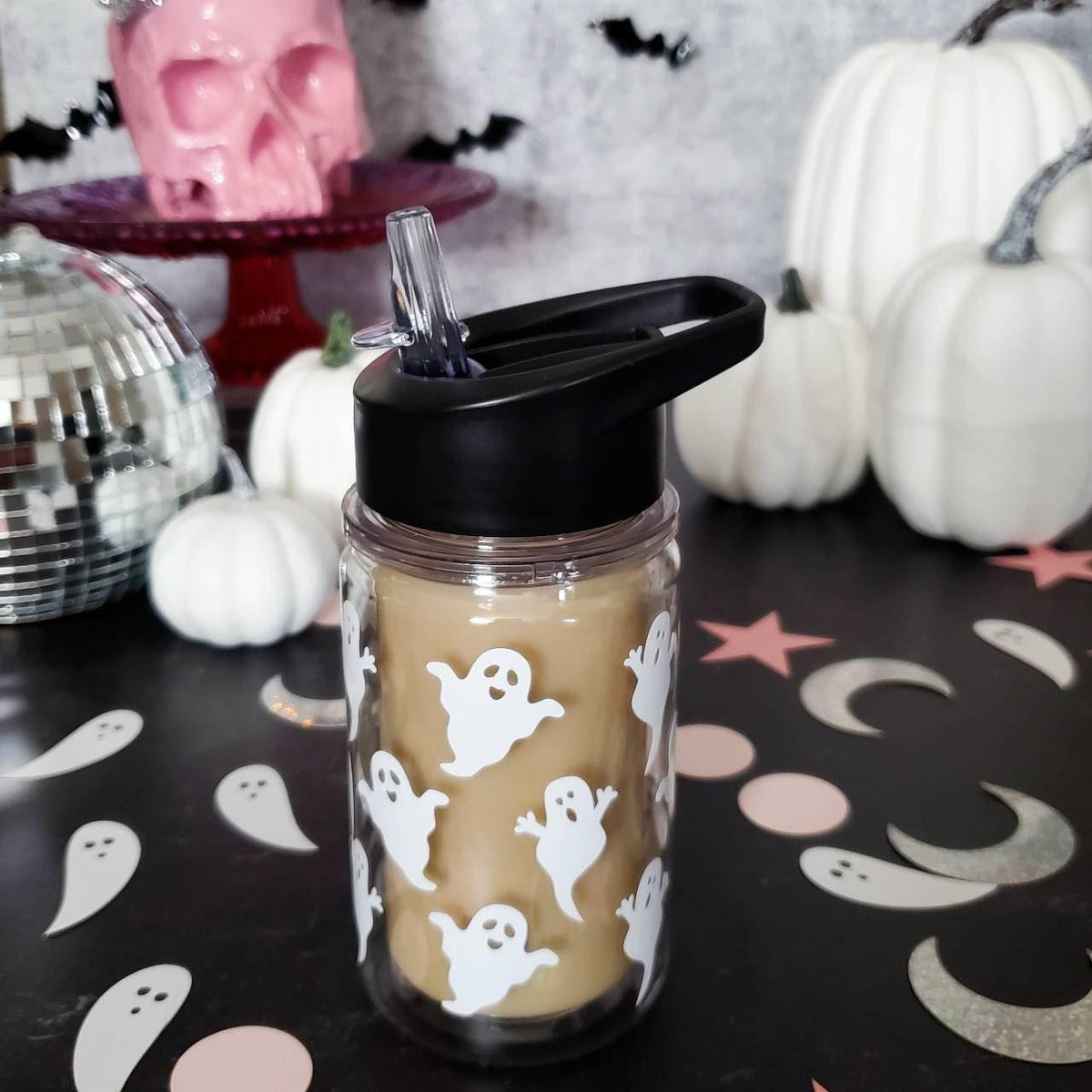 Mommy and Me Matching Halloween Ghost Cups