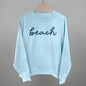 Beach (Blue Script)