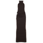 French Elegant Women Halter Dress Women Retro Cropped Outfit Hollow Out Cutout out Patchwork Maxi Dress