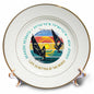 3dRose Seaside Park, Ocean County, New Jersey. Summer Beach Plates (cp-364139)