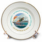 3dRose Coquina Beach, Cape Hatteras National Seashore, North Carolina gift - Plates (cp-366891)