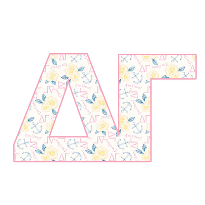 Delta Gamma Acrylic Shelf Decor