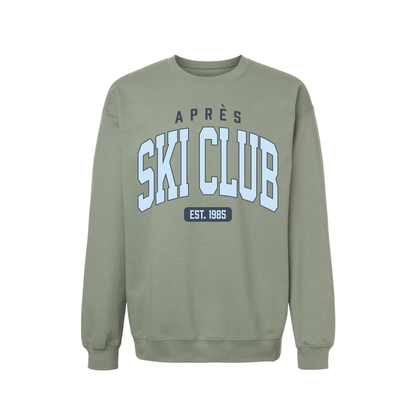 Après Ski Club Crewneck Sweatshirt | Cozy Winter Graphic Sweatshirt