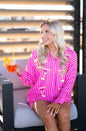 Kathryn Classic Button-Up, Pink Stripes