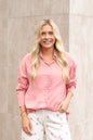 Kathryn Classic Button-Up, Blush Pink